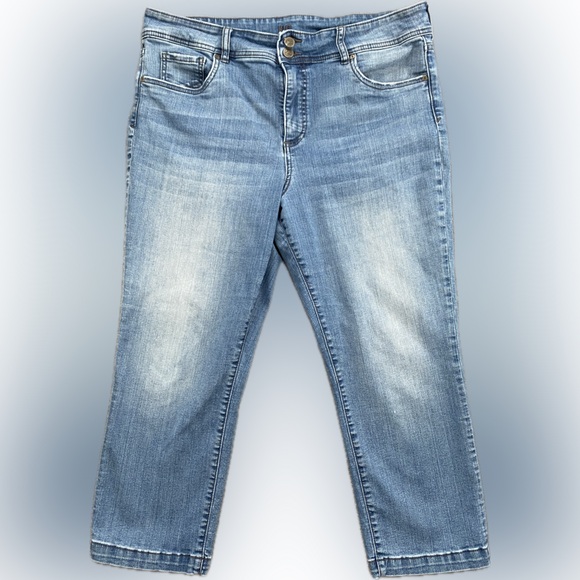 Kut from the Kloth Denim - Kut From The Kloth FAB AB Crop Straight Leg Crop Jeans - Size 16
